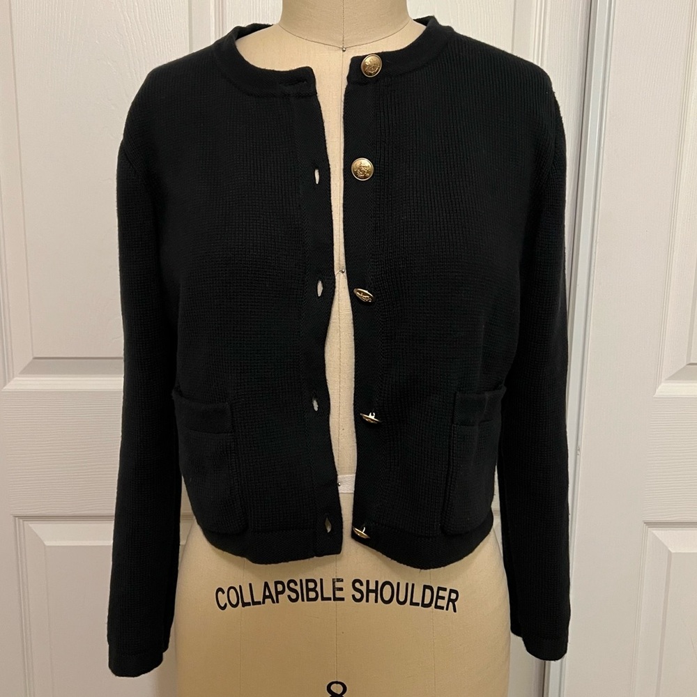 J Crew | Black Emilie Cardigan | S